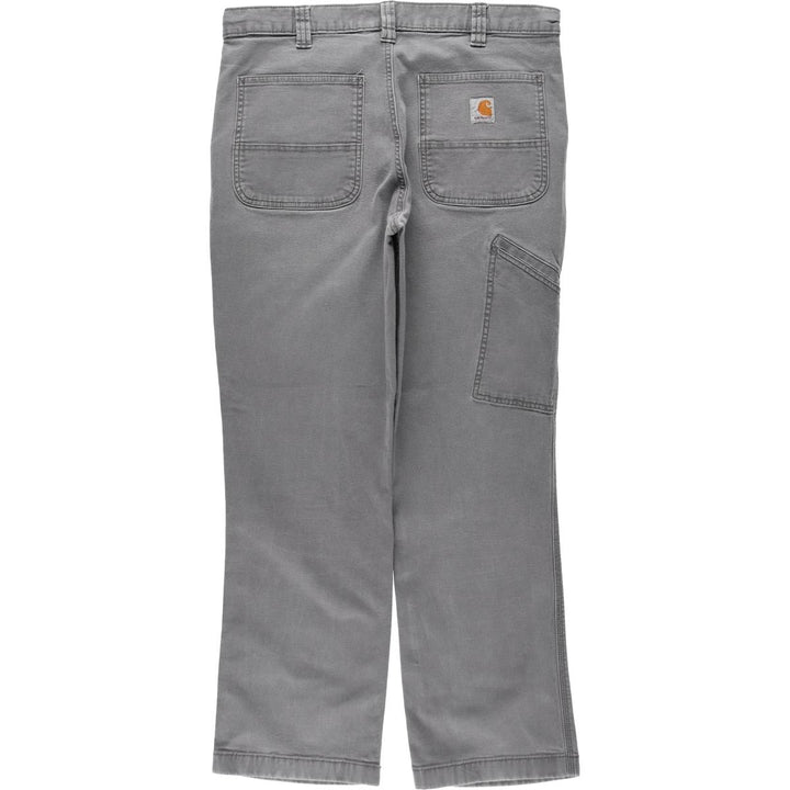 Carhartt Relaxed Fit Duck Work Pants, Men's, W34 equivalent cotton Charcoal Vintage Second Hand