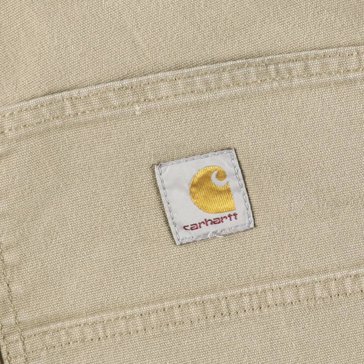 Carhartt Relaxed Fit Duck Work Pants, Men's, W37 equivalent cotton Beige type Vintage Second Hand