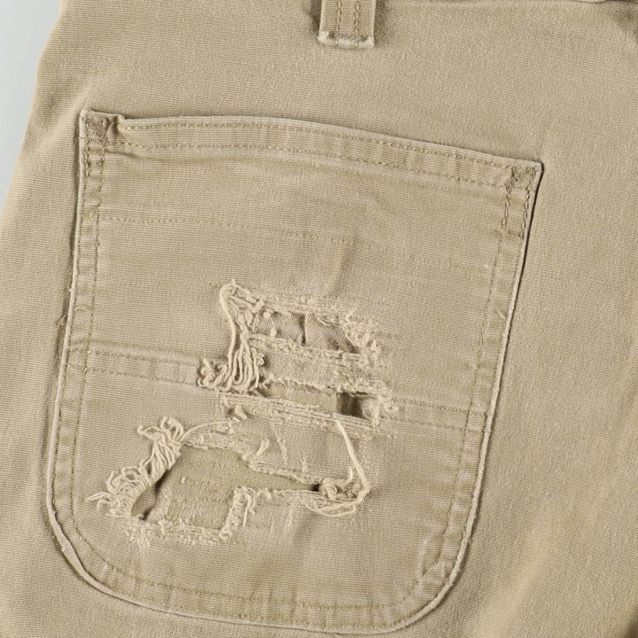 Carhartt Relaxed Fit Duck Work Pants, Men's, W36 equivalent cotton Beige type Vintage Second Hand