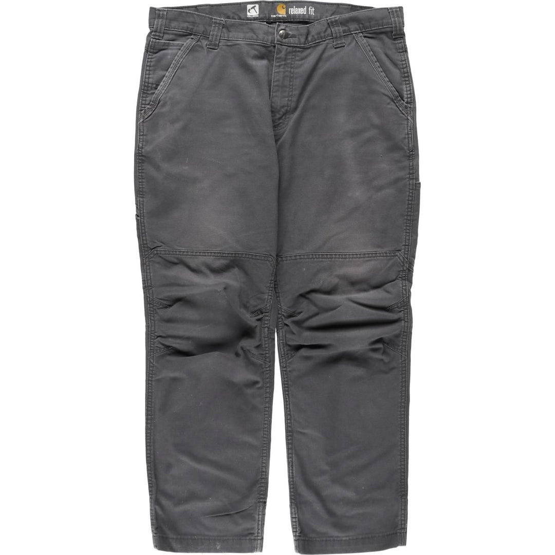 Carhartt Relaxed Fit Duck Work Pants, Men's W39 (approx.) cotton Charcoal Vintage Second Hand