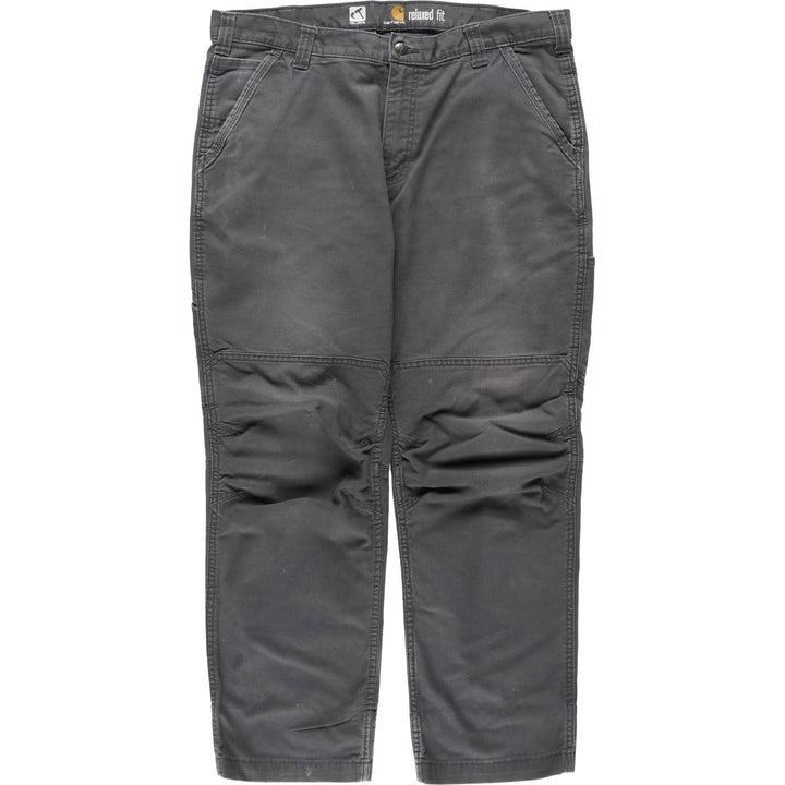 Carhartt Relaxed Fit Duck Work Pants, Men's W39 (approx.) cotton Charcoal Vintage Second Hand