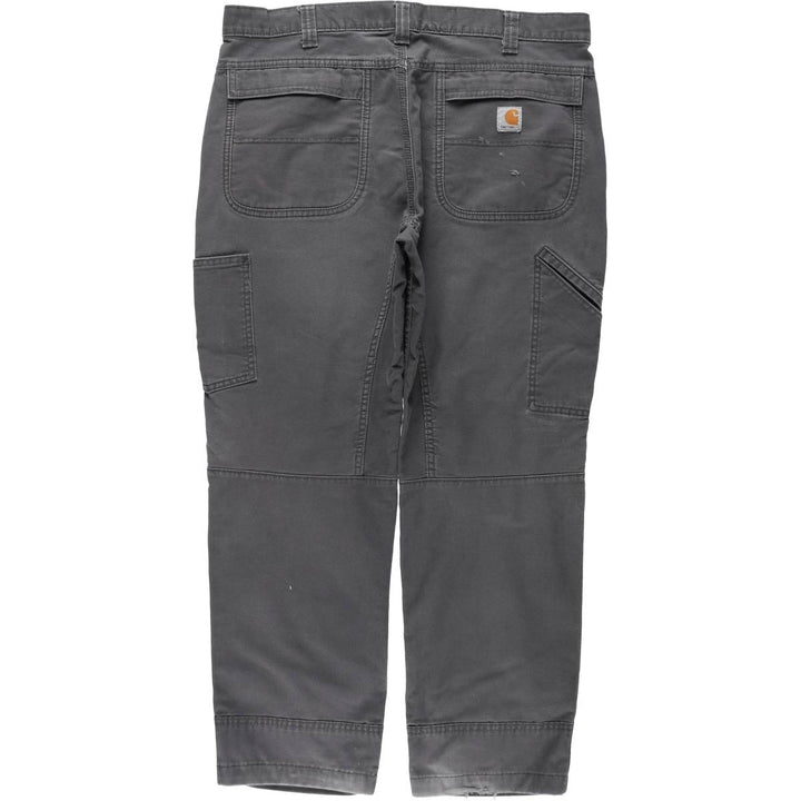 Carhartt Relaxed Fit Duck Work Pants, Men's W39 (approx.) cotton Charcoal Vintage Second Hand