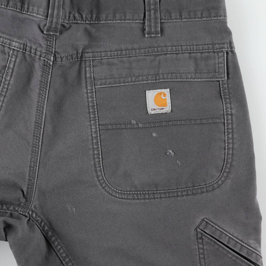 Carhartt Relaxed Fit Duck Work Pants, Men's W39 (approx.) cotton Charcoal Vintage Second Hand