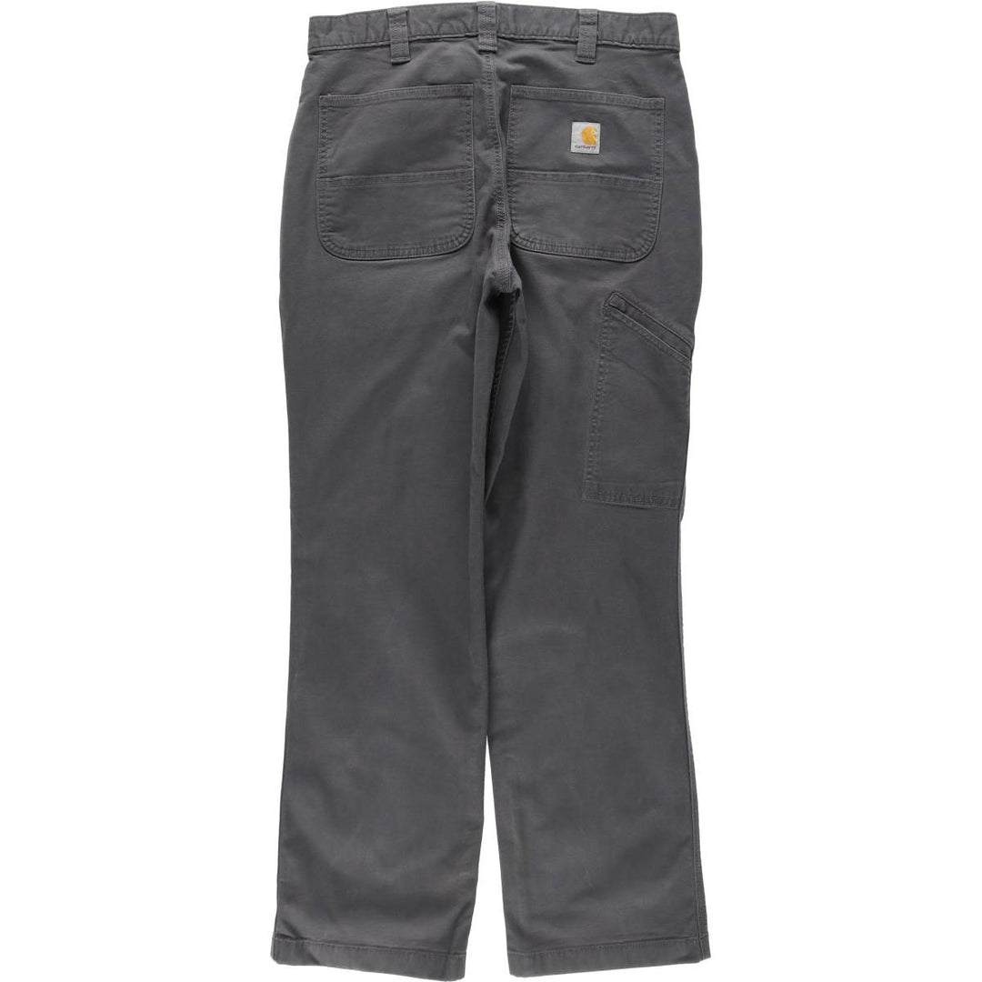 Carhartt Relaxed Fit Duck Work Pants, Men's W32 (approx.) cotton Charcoal Vintage Second Hand