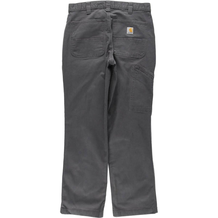 Carhartt Relaxed Fit Duck Work Pants, Men's W32 (approx.) cotton Charcoal Vintage Second Hand