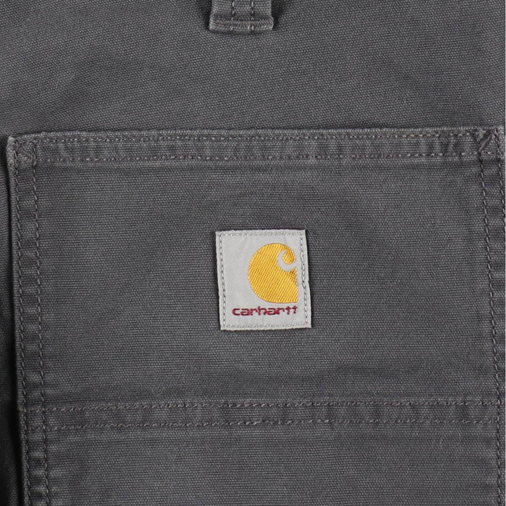 Carhartt Relaxed Fit Duck Work Pants, Men's W32 (approx.) cotton Charcoal Vintage Second Hand