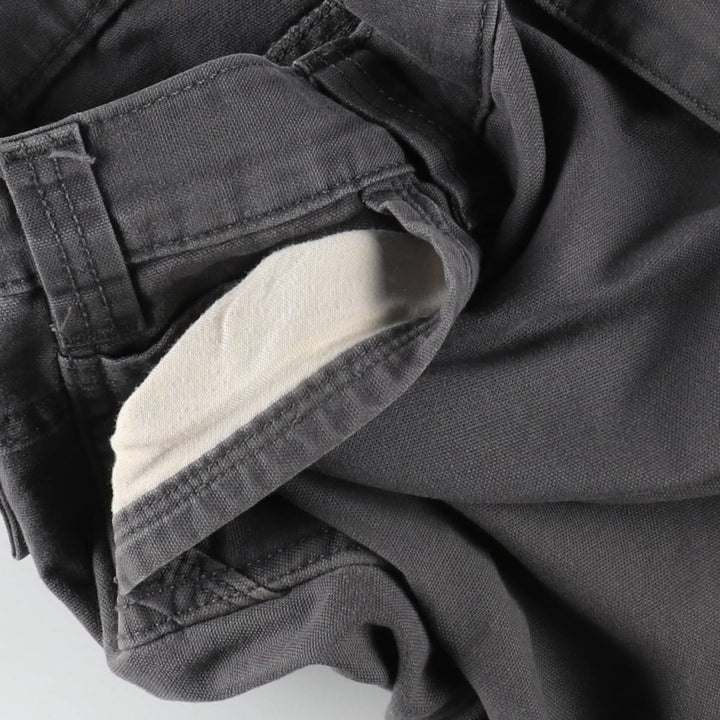Carhartt Relaxed Fit Double Knee Duck Work Pants, Men's W33 (approx.) cotton Charcoal Vintage Second Hand