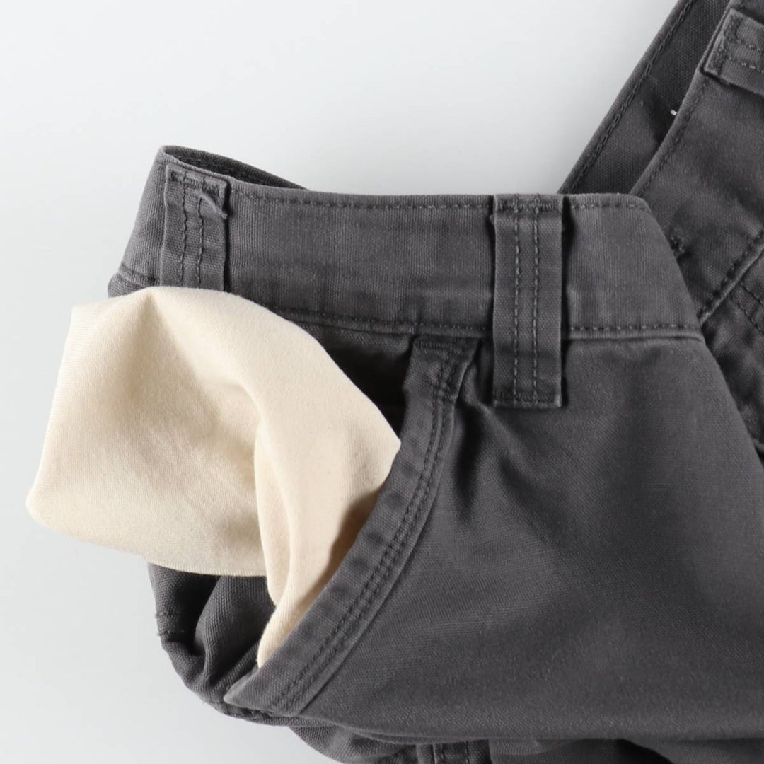 Carhartt Relaxed Fit Double Knee Duck Work Pants, Men's W33 (approx.) cotton Charcoal Vintage Second Hand