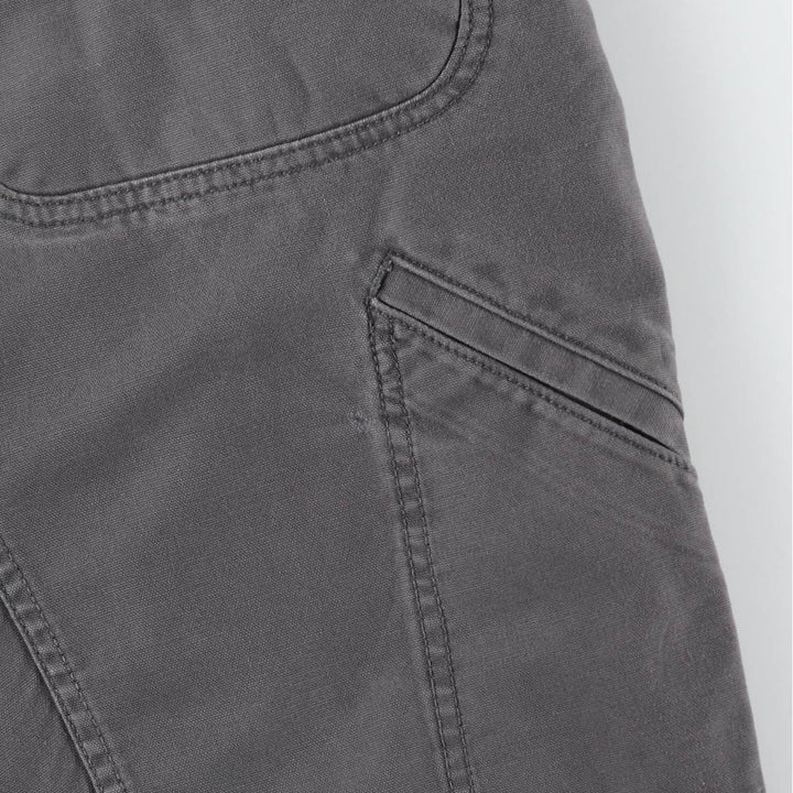 Carhartt Relaxed Fit Double Knee Duck Work Pants, Men's W33 (approx.) cotton Charcoal Vintage Second Hand