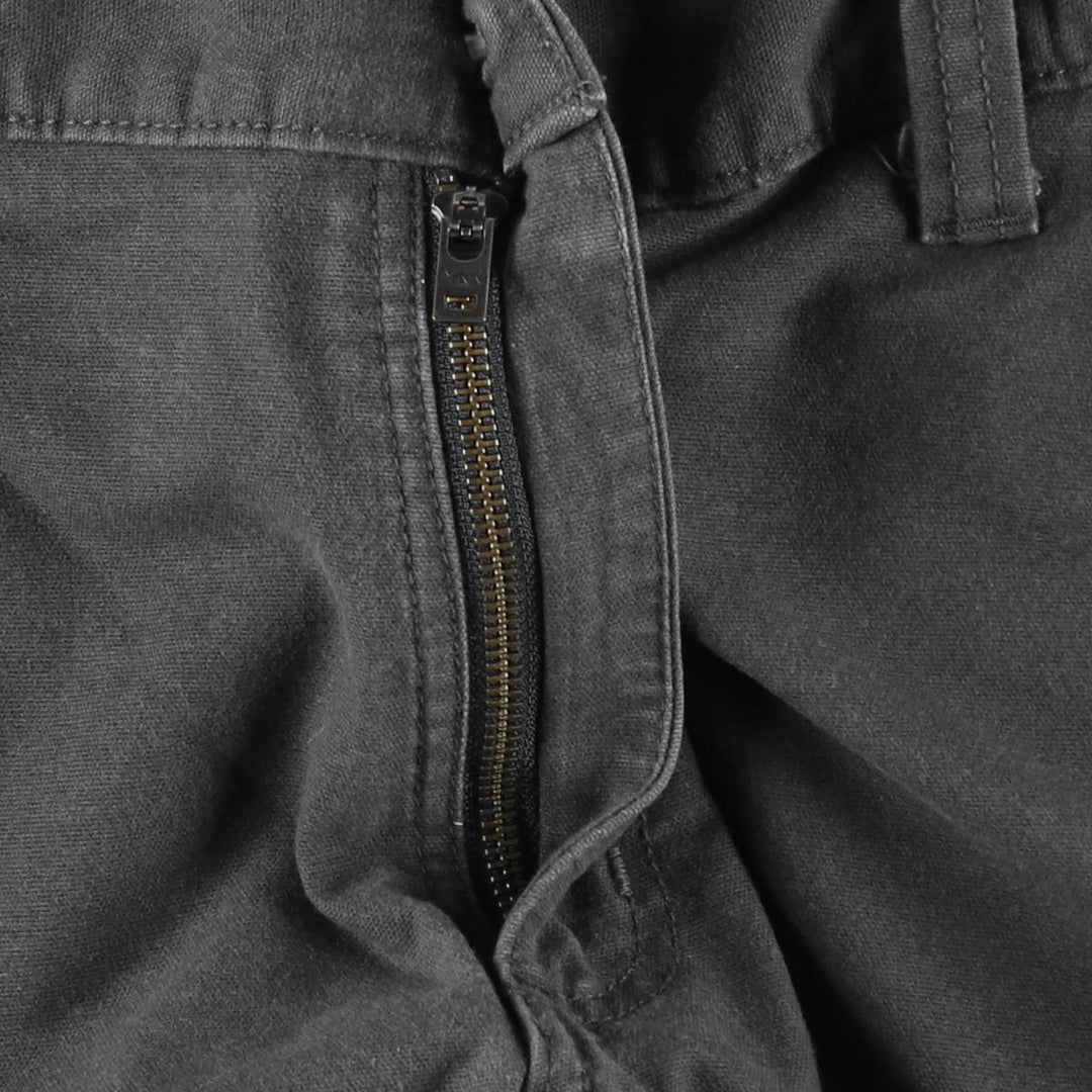 Carhartt Relaxed Fit Duck Work Pants, Men's, W36 equivalent cotton Charcoal Vintage Second Hand