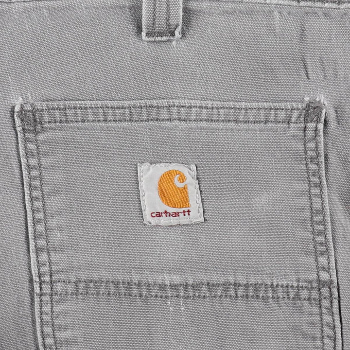 Carhartt Relaxed Fit Duck Work Pants, Men's, W37 equivalent cotton gray type Vintage Second Hand