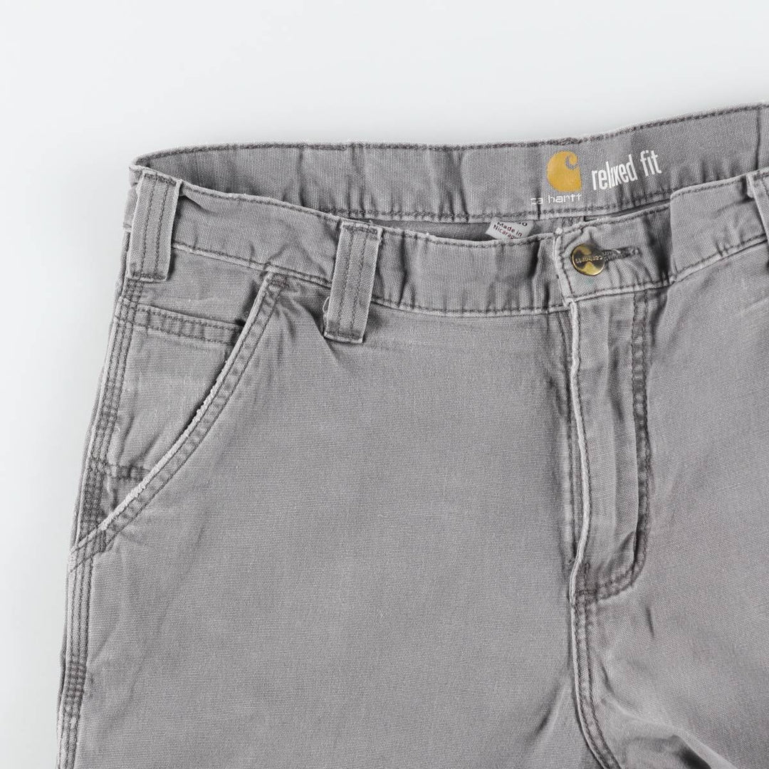 Carhartt Relaxed Fit Duck Work Pants, Men's, W37 equivalent cotton gray type Vintage Second Hand