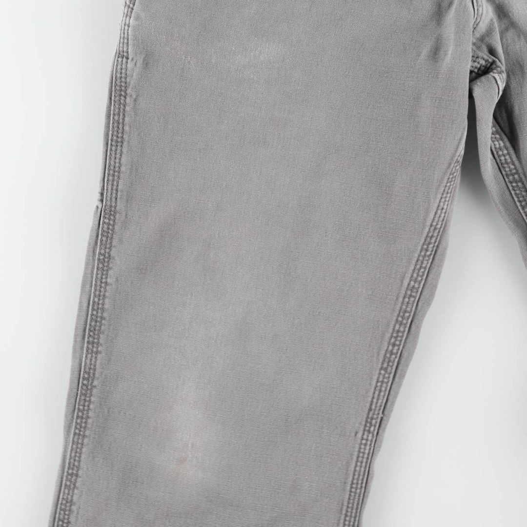 Carhartt Relaxed Fit Duck Work Pants, Men's, W37 equivalent cotton gray type Vintage Second Hand