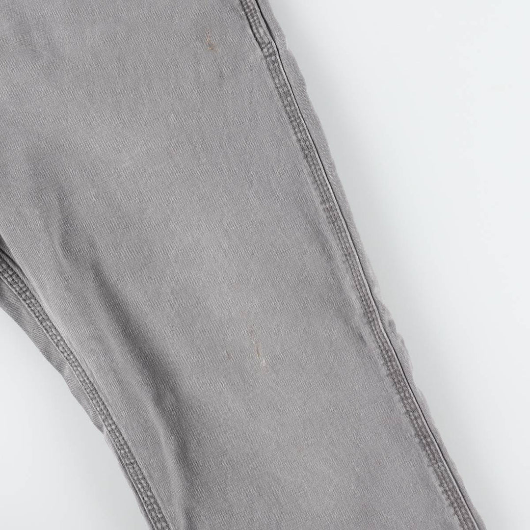 Carhartt Relaxed Fit Duck Work Pants, Men's, W37 equivalent cotton gray type Vintage Second Hand