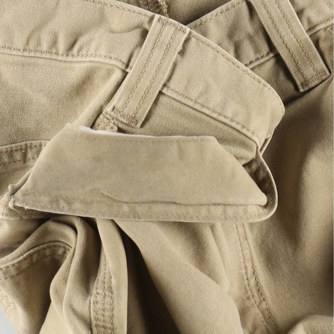 Carhartt Relaxed Fit Duck Work Pants, Men's W32 (approx.) cotton Khaki type beige Vintage Second Hand