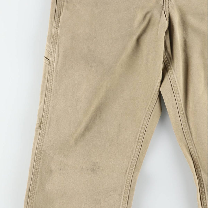 Carhartt Relaxed Fit Duck Work Pants, Men's W32 (approx.) cotton Khaki type beige Vintage Second Hand