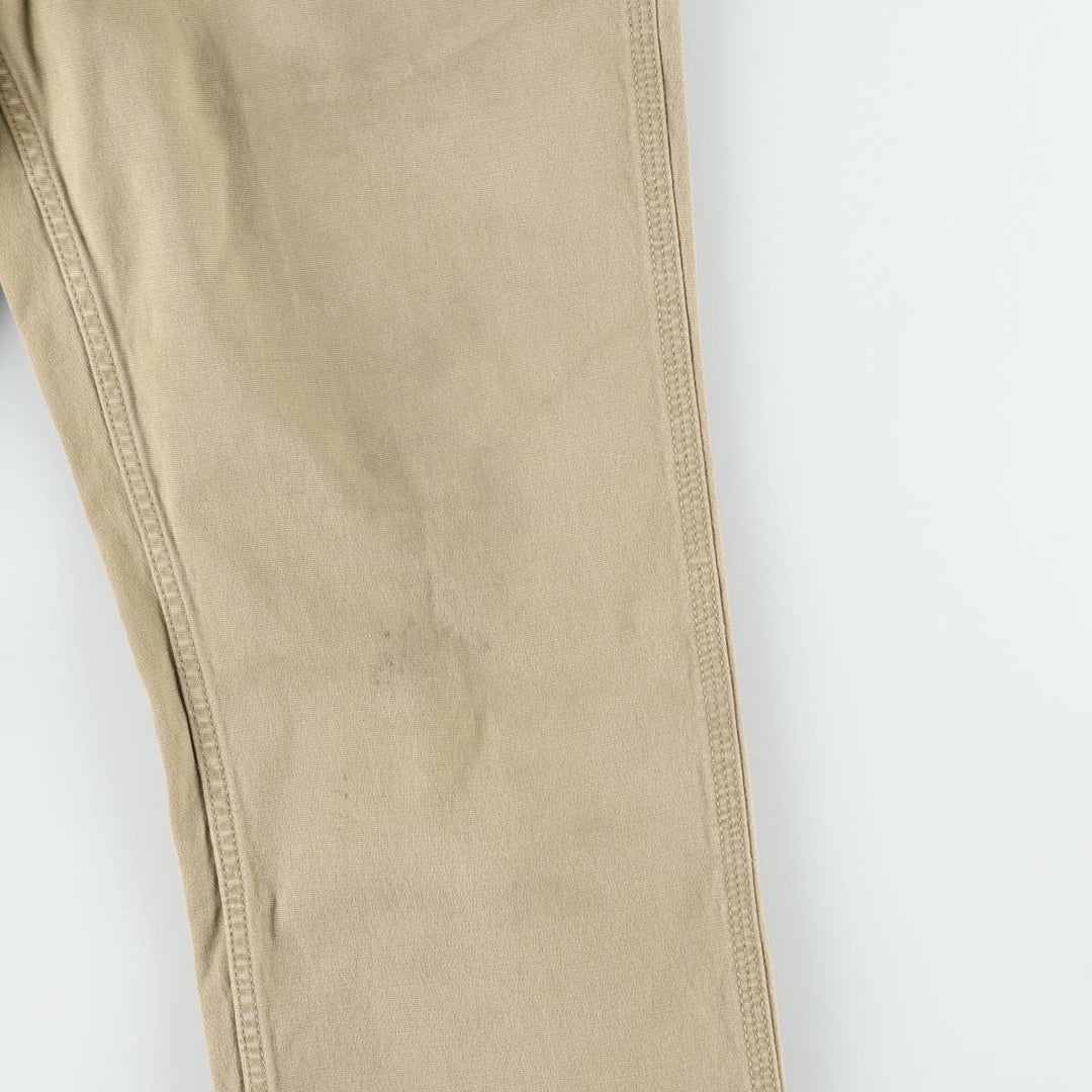Carhartt Relaxed Fit Duck Work Pants, Men's W32 (approx.) cotton Khaki type beige Vintage Second Hand