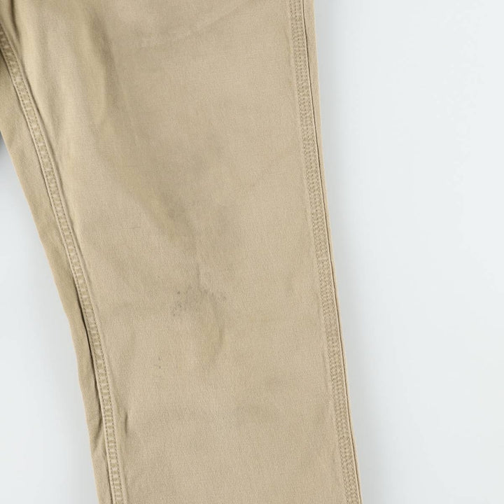 Carhartt Relaxed Fit Duck Work Pants, Men's W32 (approx.) cotton Khaki type beige Vintage Second Hand