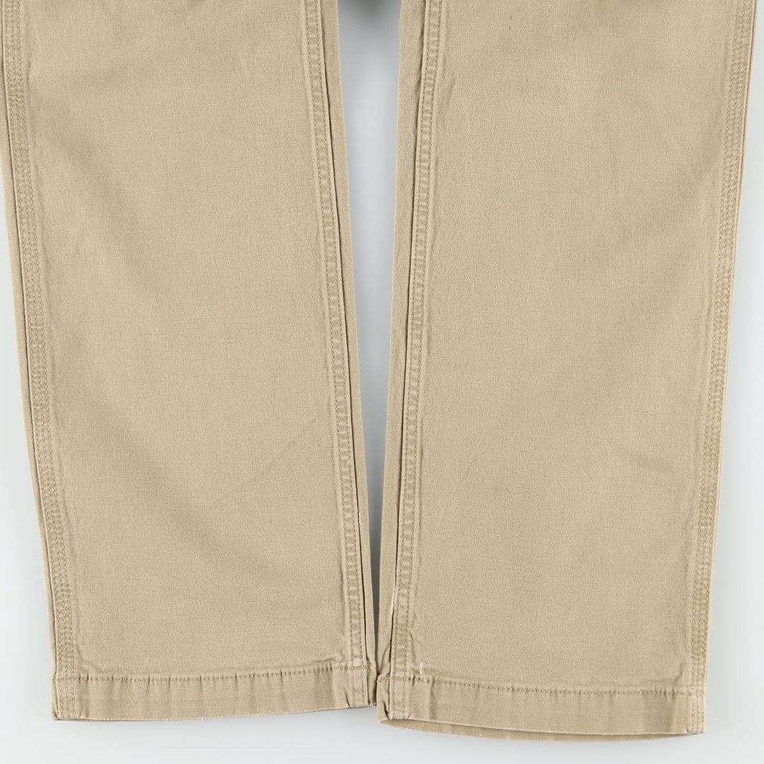 Carhartt Relaxed Fit Duck Work Pants, Men's W32 (approx.) cotton Khaki type beige Vintage Second Hand