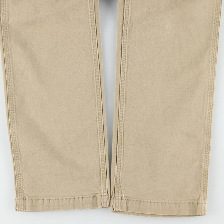 Carhartt Relaxed Fit Duck Work Pants, Men's W32 (approx.) cotton Khaki type beige Vintage Second Hand