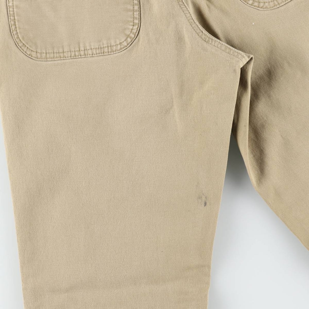Carhartt Relaxed Fit Duck Work Pants, Men's W32 (approx.) cotton Khaki type beige Vintage Second Hand