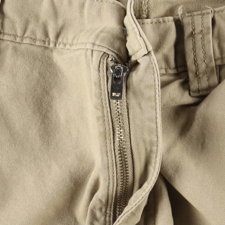Carhartt Relaxed Fit Duck Work Pants, Men's, W34 equivalent cotton Khaki type beige Vintage Second Hand