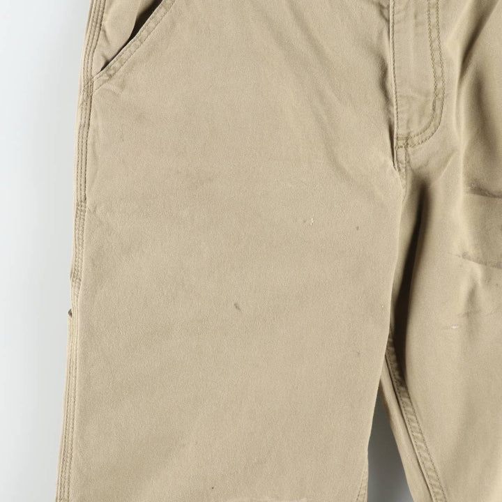Carhartt Relaxed Fit Duck Work Pants, Men's, W34 equivalent cotton Khaki type beige Vintage Second Hand