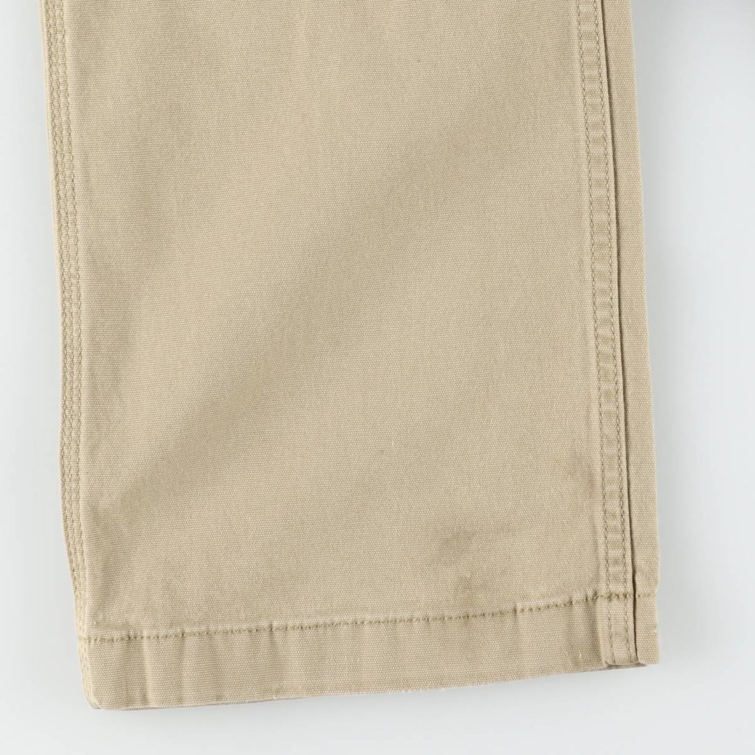 Carhartt Relaxed Fit Duck Work Pants, Men's, W34 equivalent cotton Khaki type beige Vintage Second Hand