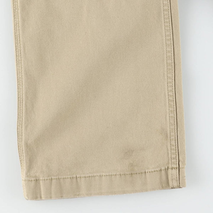 Carhartt Relaxed Fit Duck Work Pants, Men's, W34 equivalent cotton Khaki type beige Vintage Second Hand