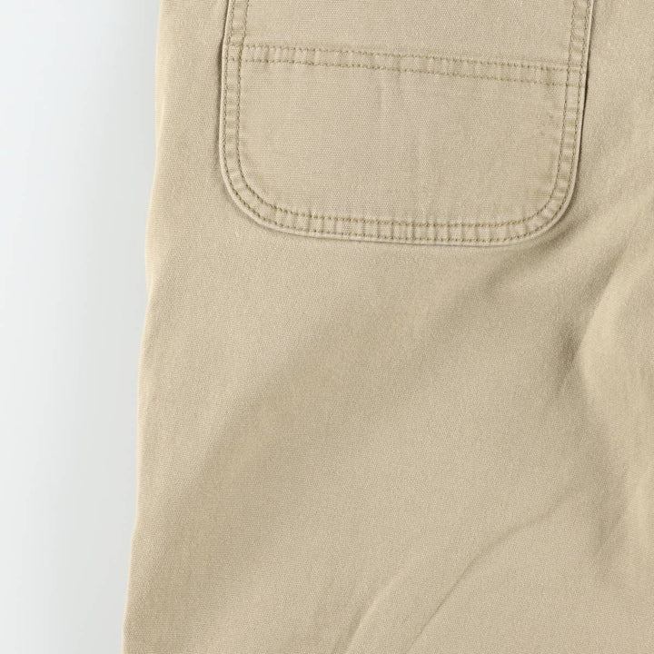 Carhartt Relaxed Fit Duck Work Pants, Men's, W34 equivalent cotton Khaki type beige Vintage Second Hand