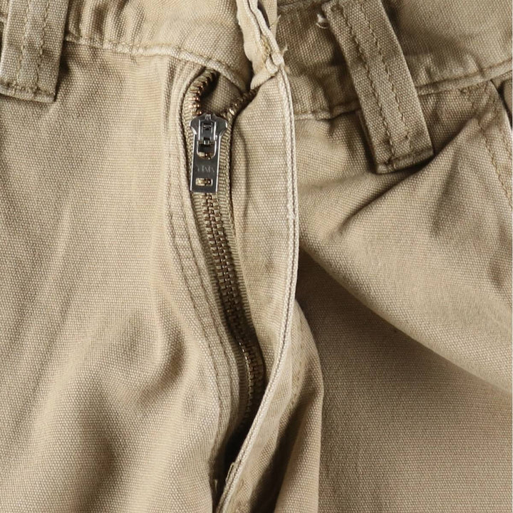 Carhartt Relaxed Fit Duck Work Pants, Men's W33 (approx.) cotton Khaki type beige Vintage Second Hand