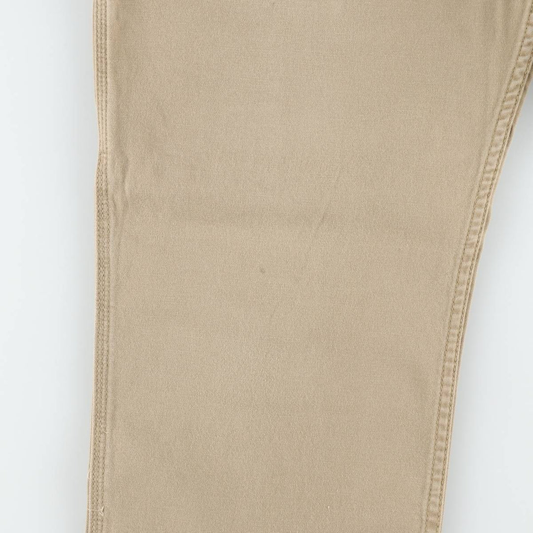 Carhartt Relaxed Fit Duck Work Pants, Men's W33 (approx.) cotton Khaki type beige Vintage Second Hand
