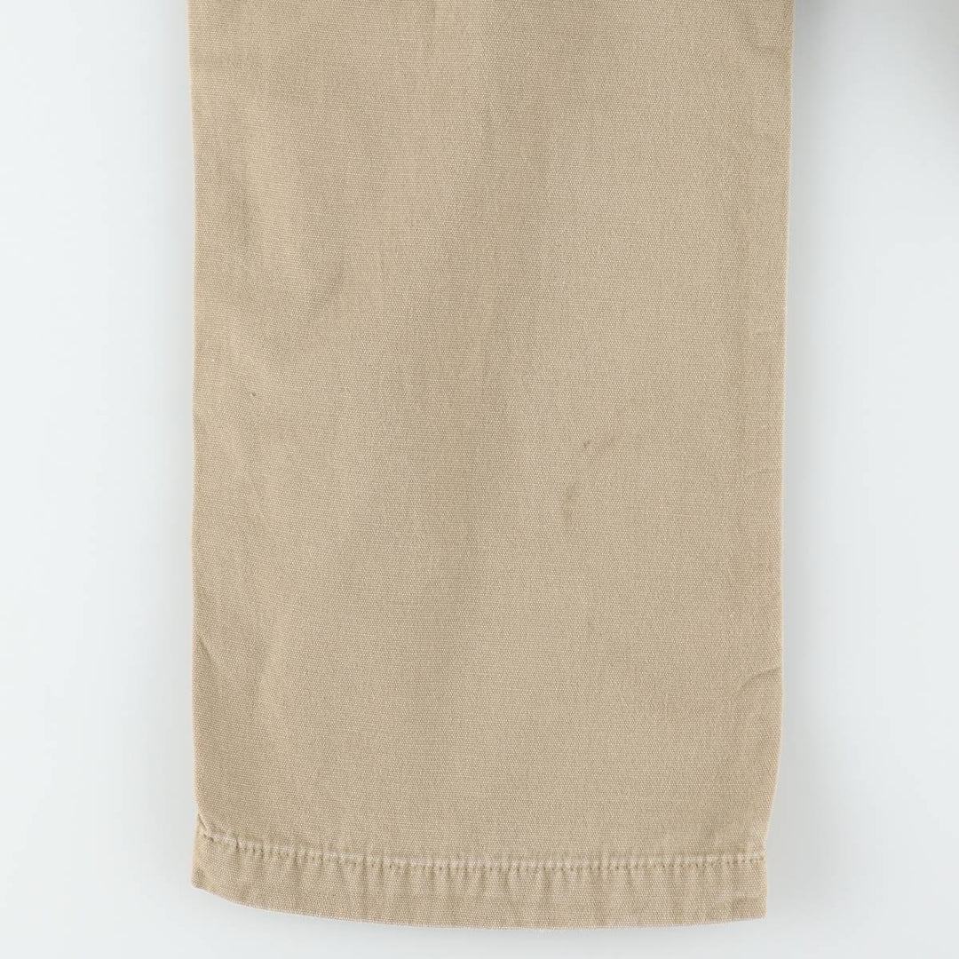 Carhartt Relaxed Fit Duck Work Pants, Men's W33 (approx.) cotton Khaki type beige Vintage Second Hand