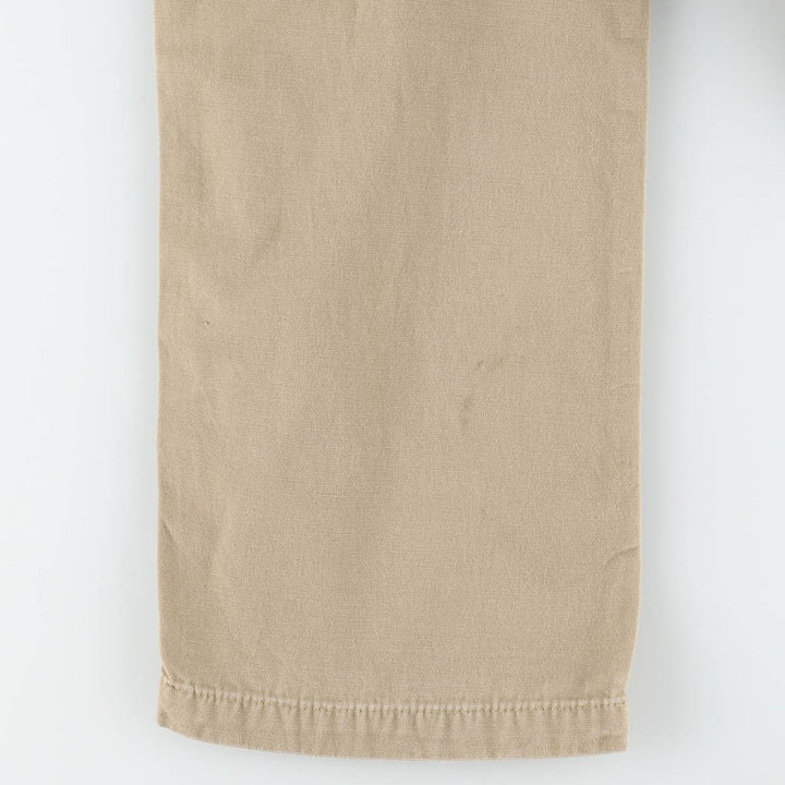 Carhartt Relaxed Fit Duck Work Pants, Men's W33 (approx.) cotton Khaki type beige Vintage Second Hand