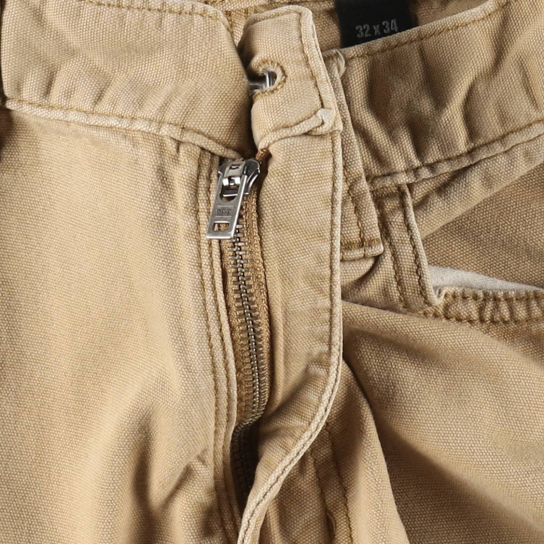 Carhartt Relaxed Fit Duck Work Pants, Men's W31 (approx.) cotton Khaki type beige Vintage Second Hand
