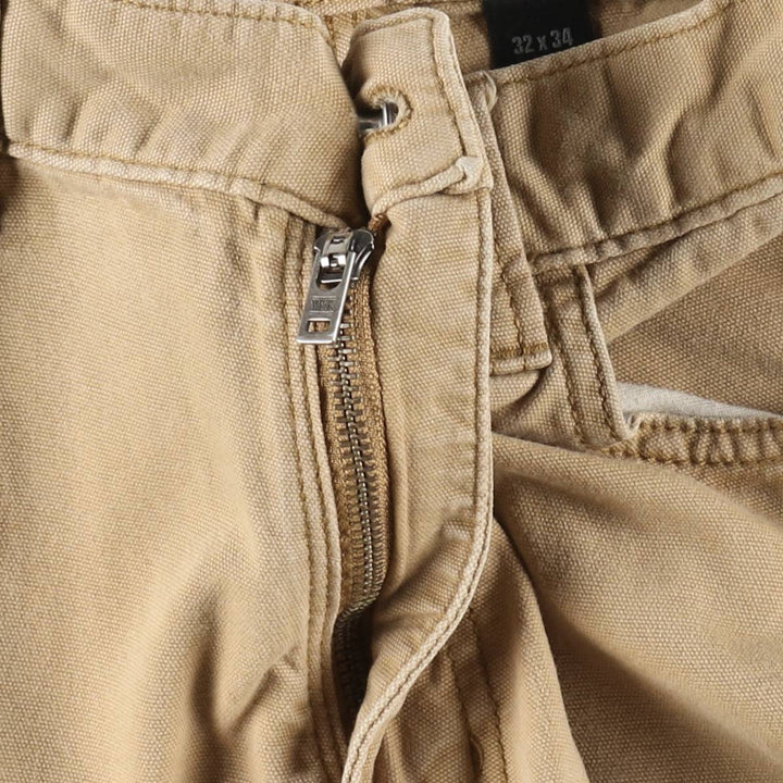 Carhartt Relaxed Fit Duck Work Pants, Men's W31 (approx.) cotton Khaki type beige Vintage Second Hand