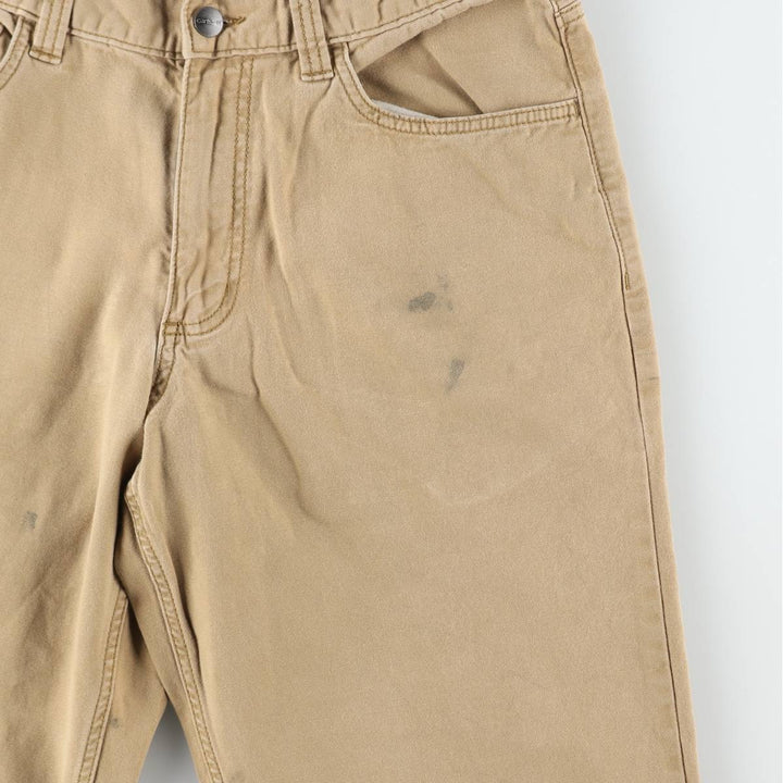 Carhartt Relaxed Fit Duck Work Pants, Men's W31 (approx.) cotton Khaki type beige Vintage Second Hand
