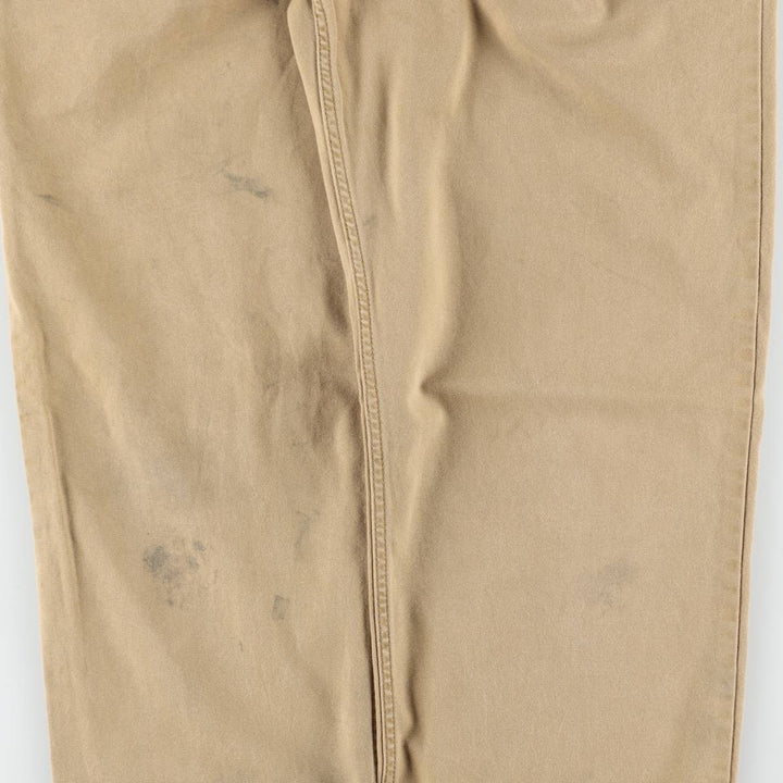 Carhartt Relaxed Fit Duck Work Pants, Men's W31 (approx.) cotton Khaki type beige Vintage Second Hand