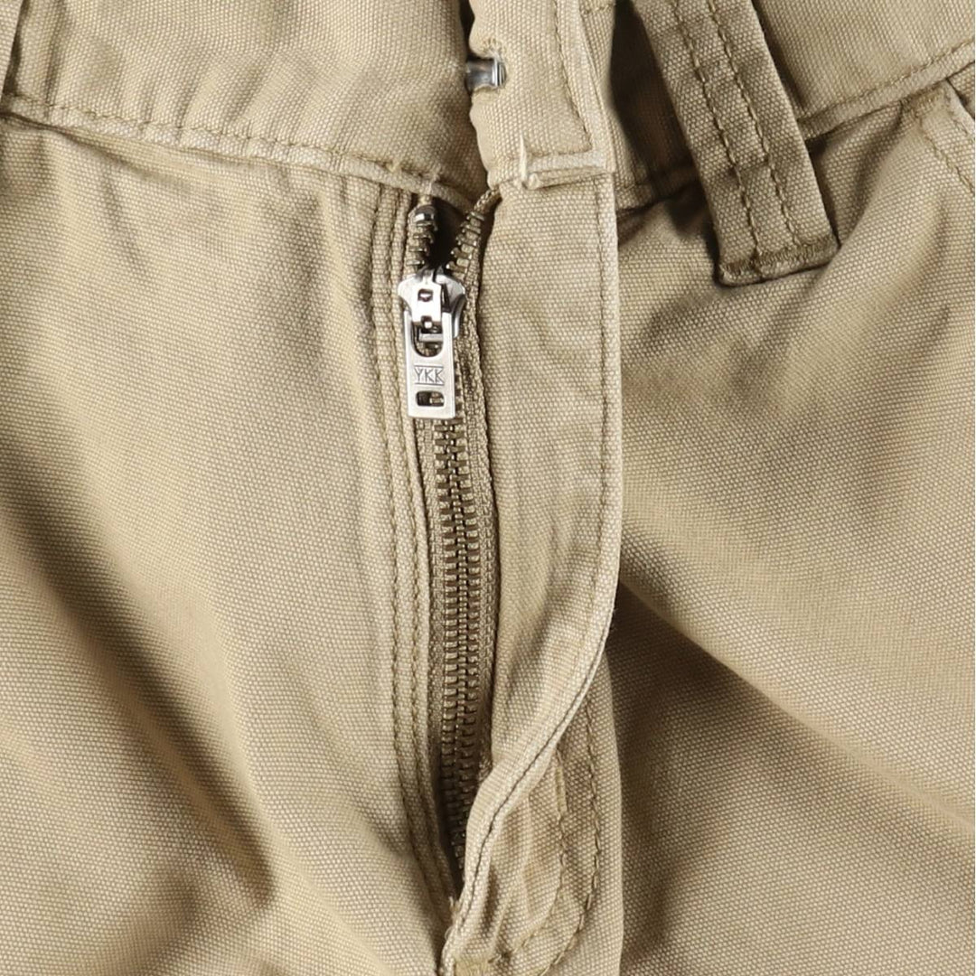 Carhartt Relaxed Fit Duck Work Pants, Men's W32 (approx.) cotton Khaki type beige Vintage Second Hand