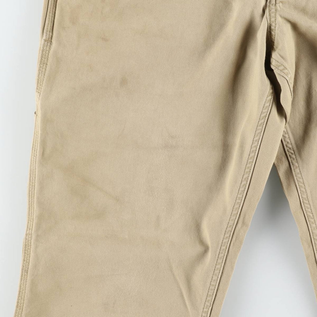 Carhartt Relaxed Fit Duck Work Pants, Men's W32 (approx.) cotton Khaki type beige Vintage Second Hand