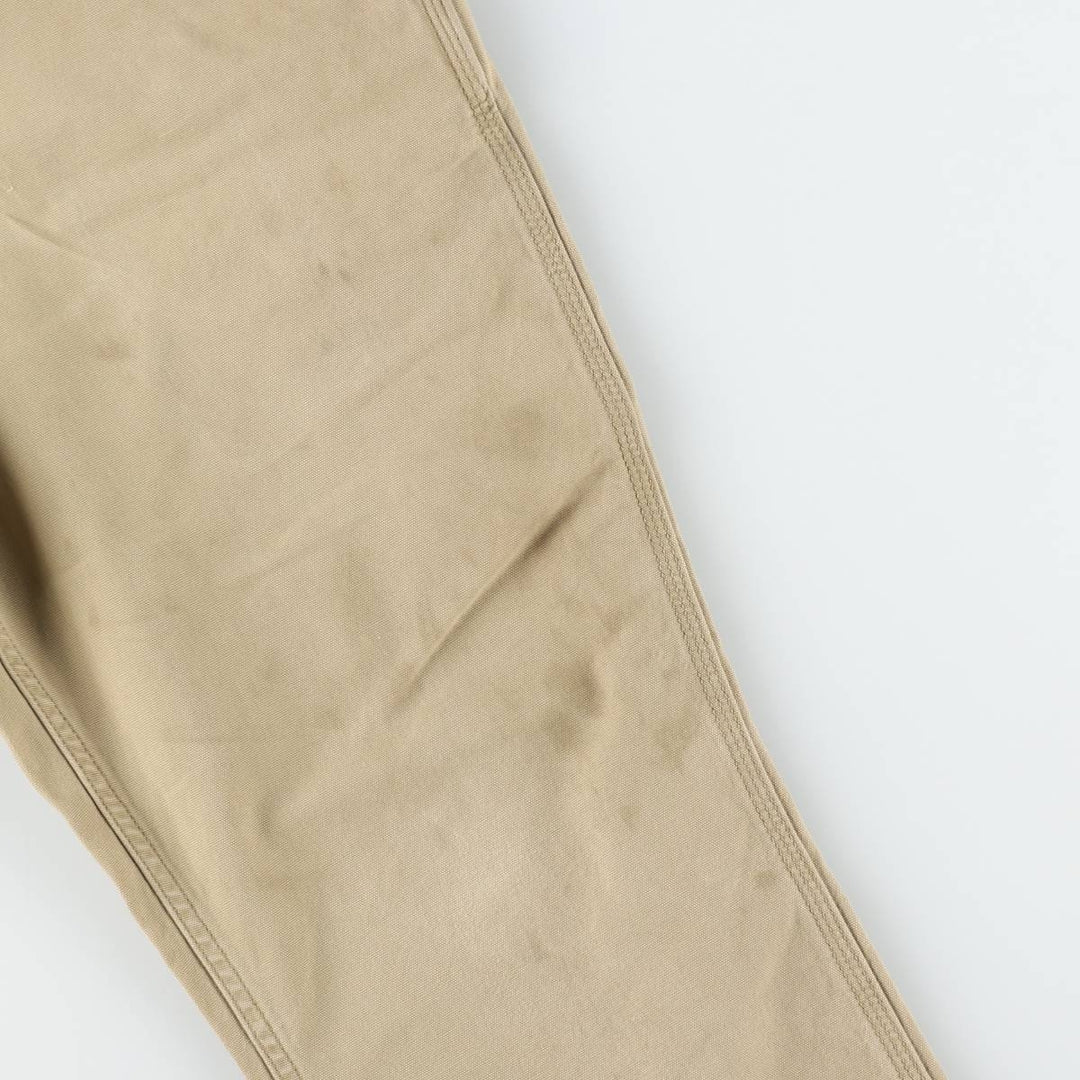 Carhartt Relaxed Fit Duck Work Pants, Men's W32 (approx.) cotton Khaki type beige Vintage Second Hand