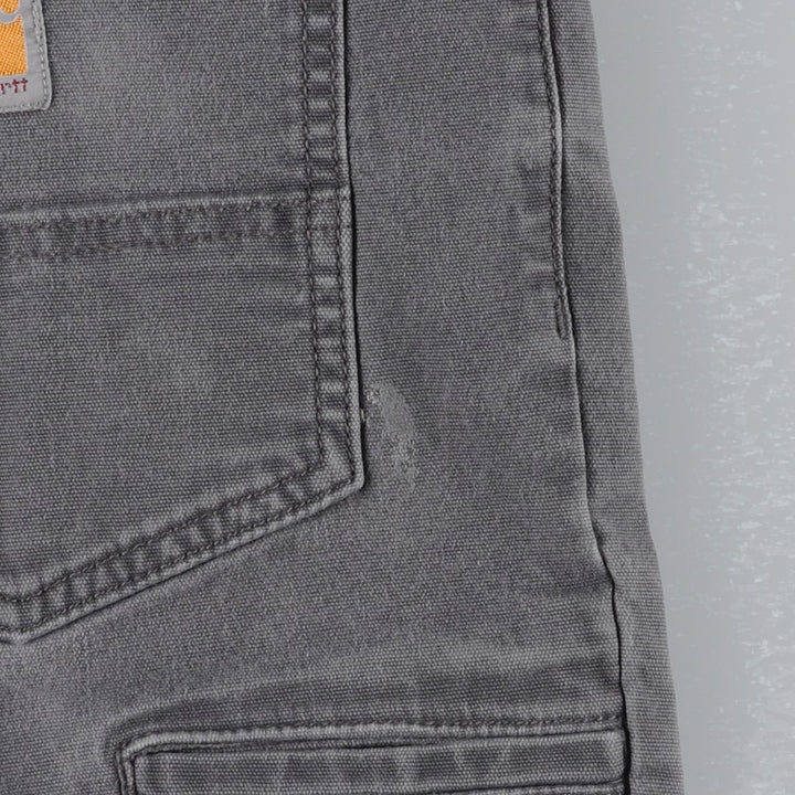 Carhartt Relaxed Fit Duck Work Pants, Men's W33 (approx.) cotton gray type Vintage Second Hand