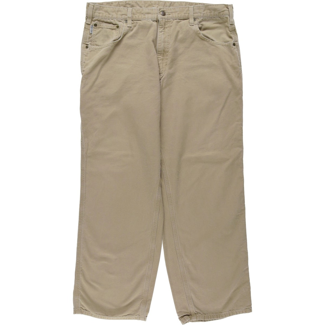Carhartt Loose Fit Duck Painter Pants, Men's, W37 equivalent cotton beige type brown Vintage Second Hand