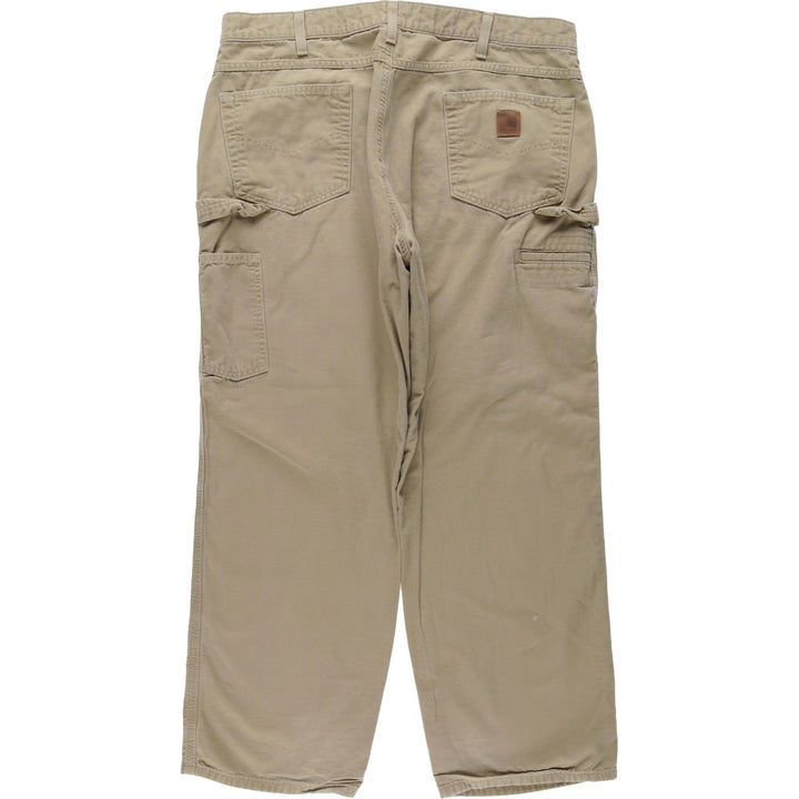 Carhartt Loose Fit Duck Painter Pants, Men's, W37 equivalent cotton beige type brown Vintage Second Hand