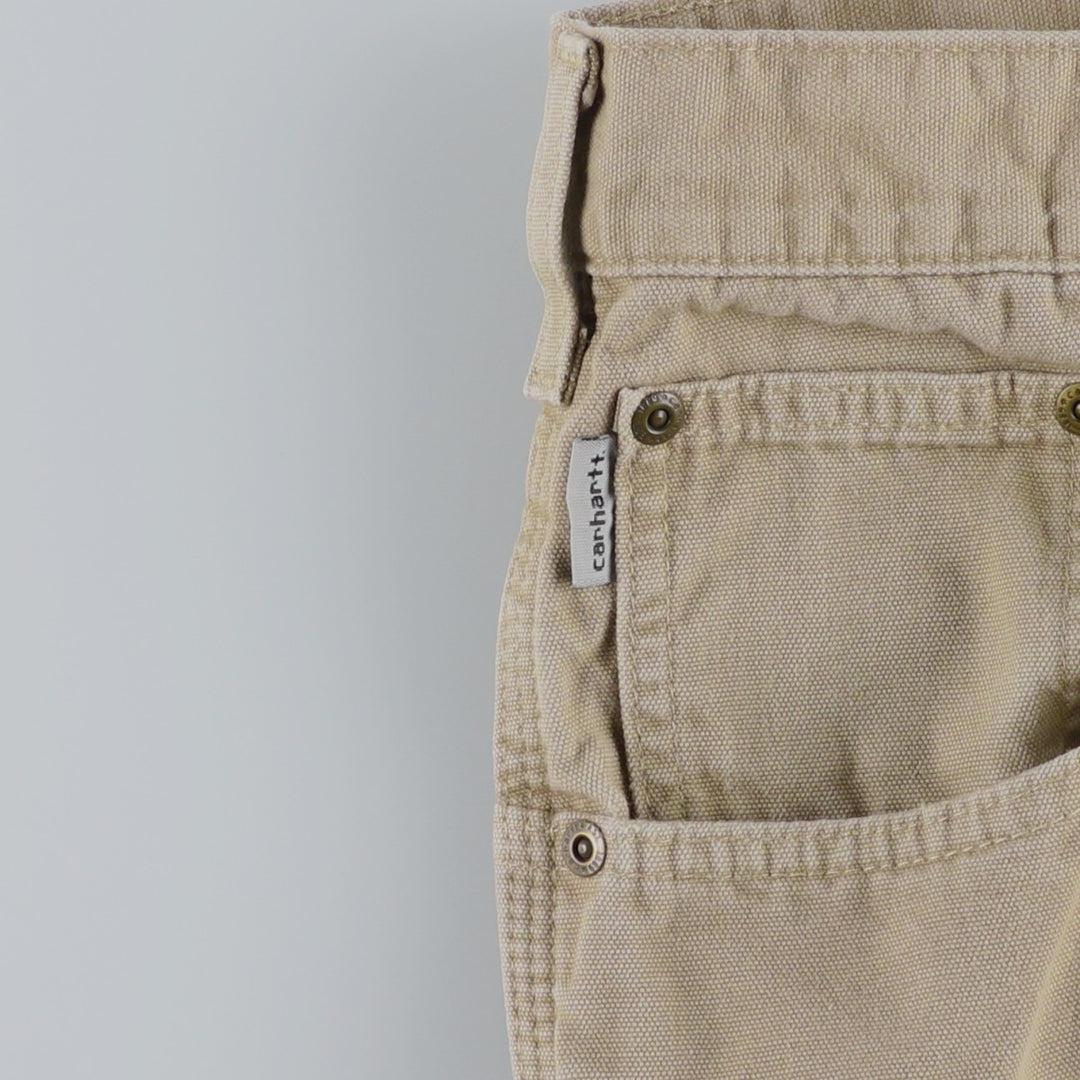 Carhartt Loose Fit Duck Painter Pants, Men's, W37 equivalent cotton beige type brown Vintage Second Hand