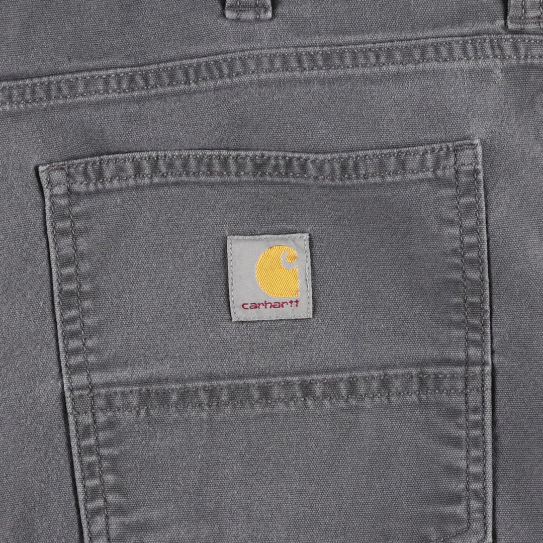 Carhartt Relaxed Fit Duck Work Pants, Men's, W34 equivalent cotton gray type Vintage Second Hand