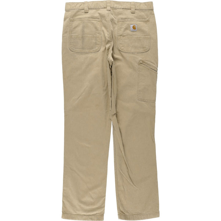 Carhartt Relaxed Fit Duck Painter Pants, Men's, W35 equivalent cotton Beige type Vintage Second Hand