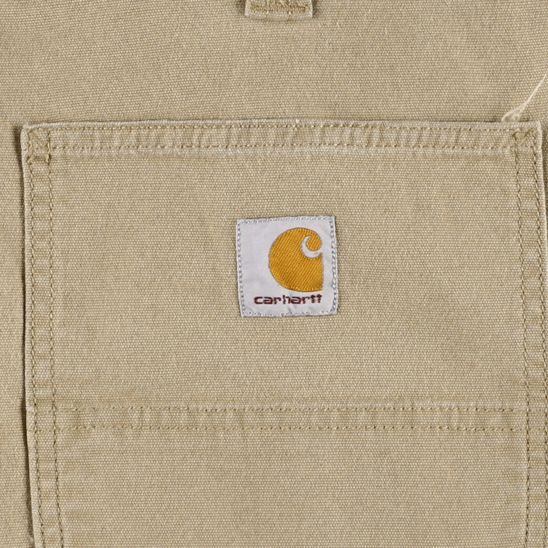 Carhartt Relaxed Fit Duck Painter Pants, Men's, W35 equivalent cotton Beige type Vintage Second Hand