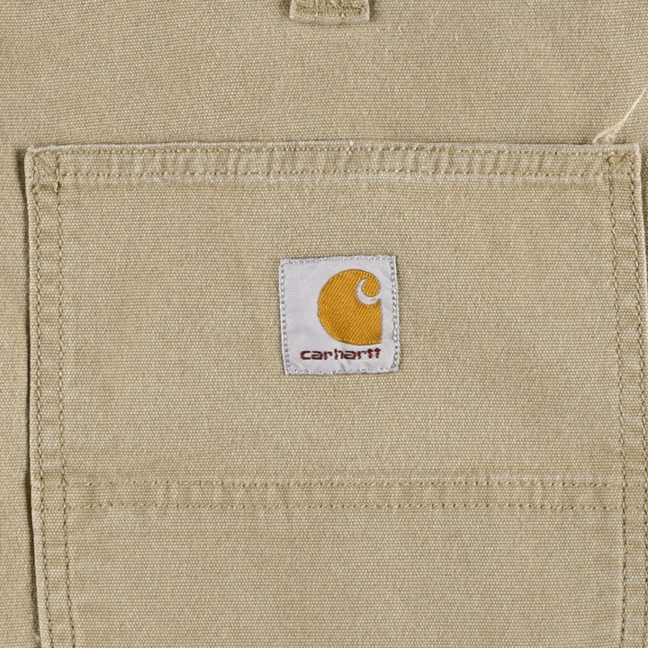 Carhartt Relaxed Fit Duck Painter Pants, Men's, W35 equivalent cotton Beige type Vintage Second Hand