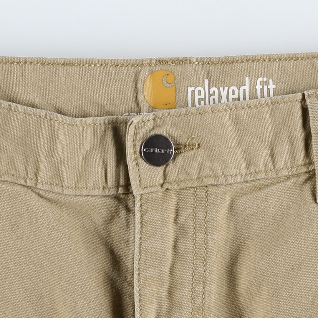 Carhartt Relaxed Fit Duck Painter Pants, Men's, W35 equivalent cotton Beige type Vintage Second Hand